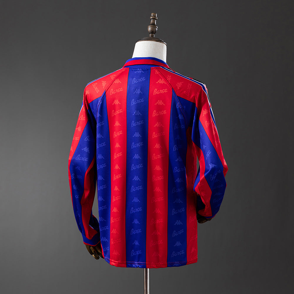 Camiseta retro de manga larga del Barcelona 96/97