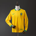 Camiseta retro de manga larga de Brasil 2006