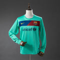 Camiseta retro de manga larga del Barcelona 10/11 (visitante)