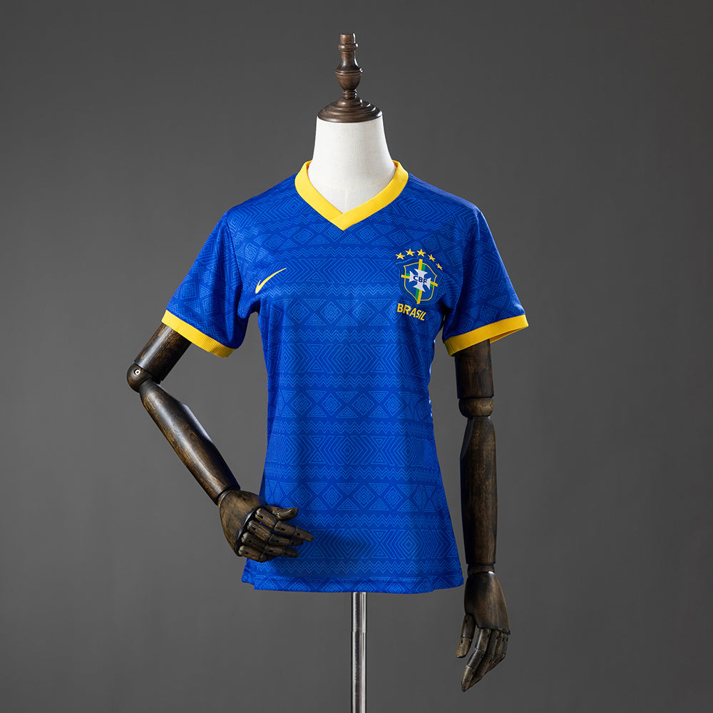 Camiseta azul edición especial para mujer Brasil 26/27