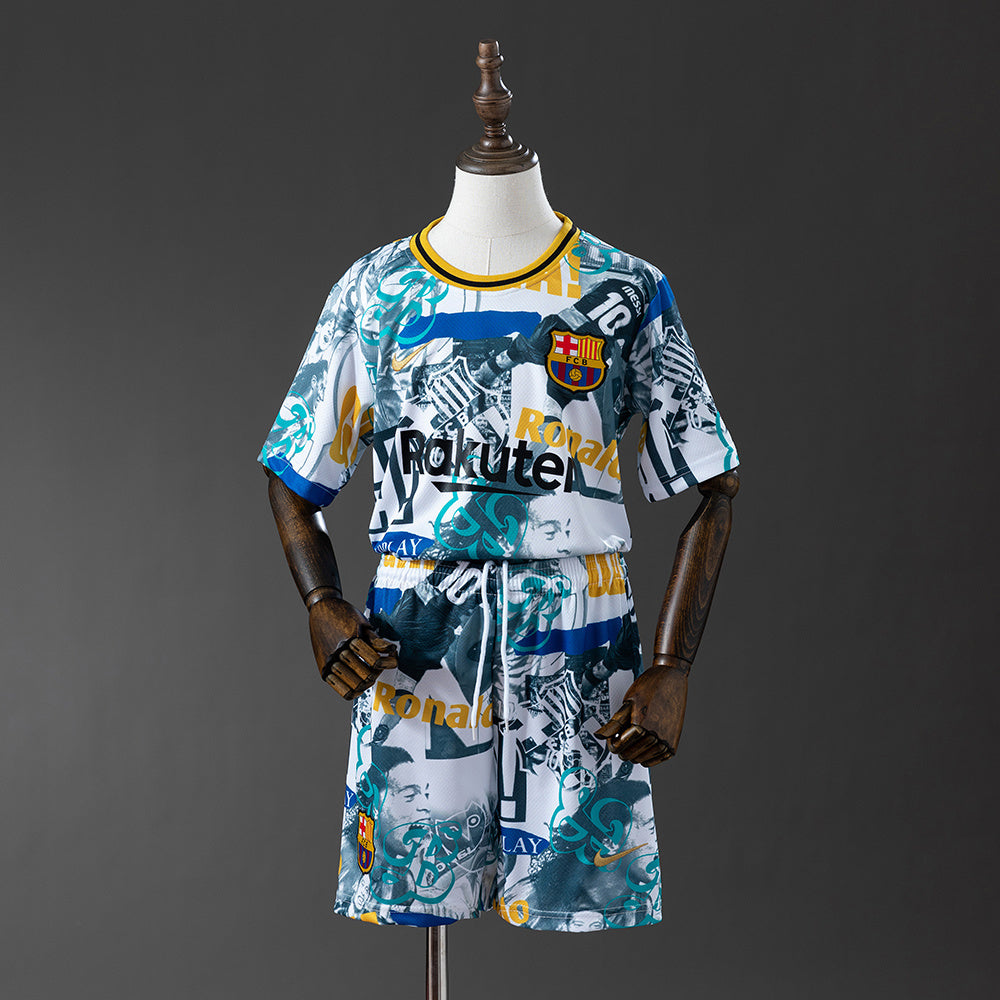 Camiseta infantil de edición especial de jugador legendario del Barcelona 25/26