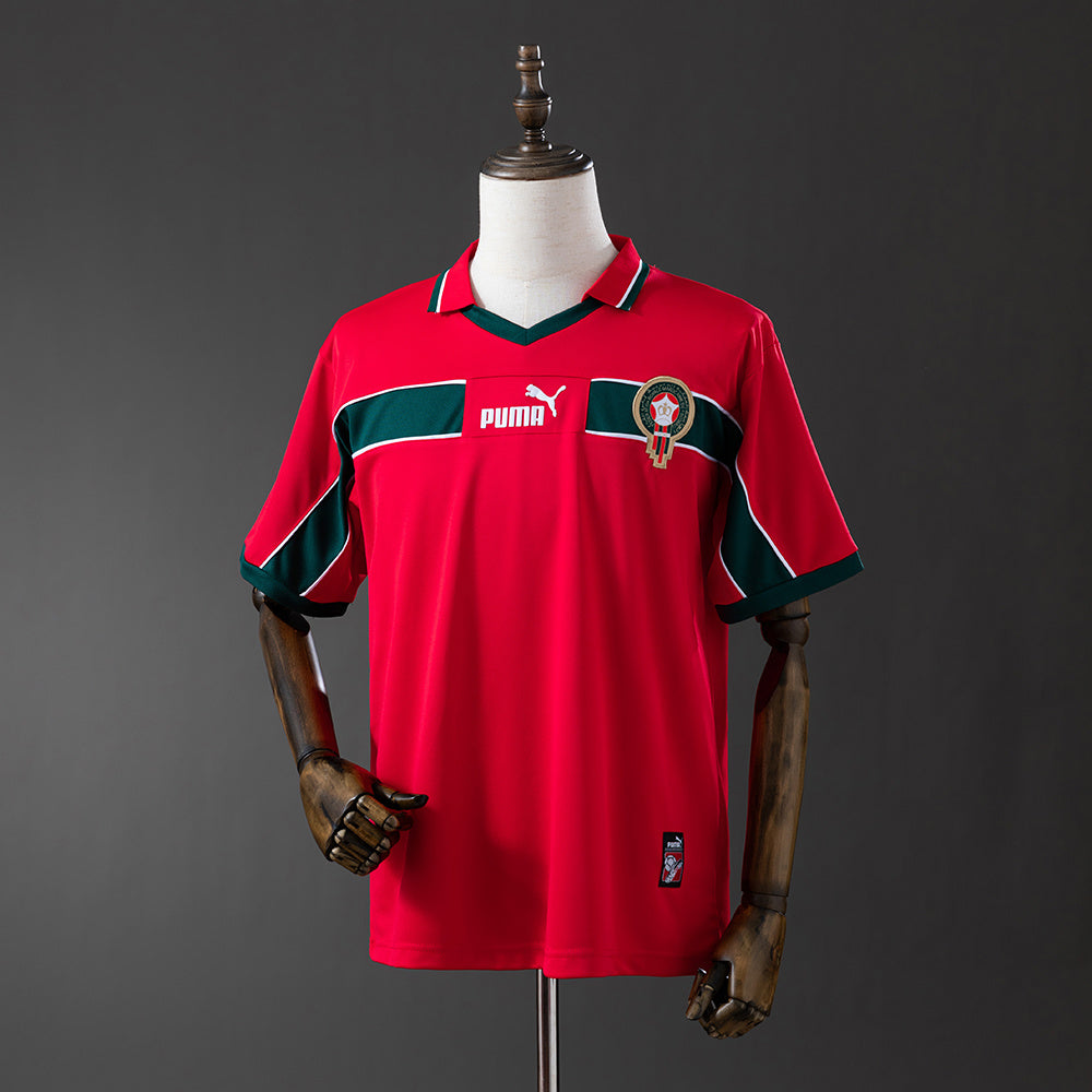 Camiseta retro de Marruecos de visitante de 1998