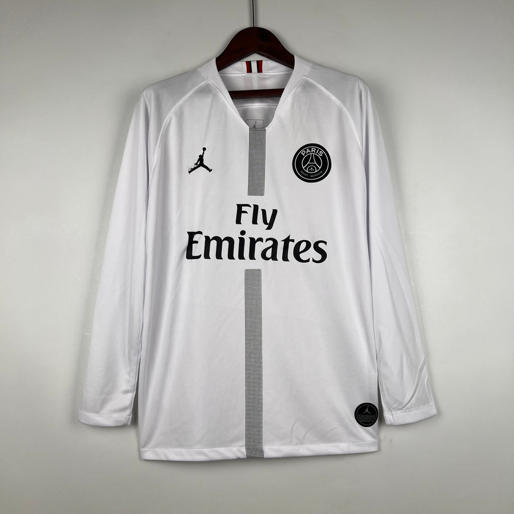 Camiseta retro de manga larga del PSG 18/19, color negro