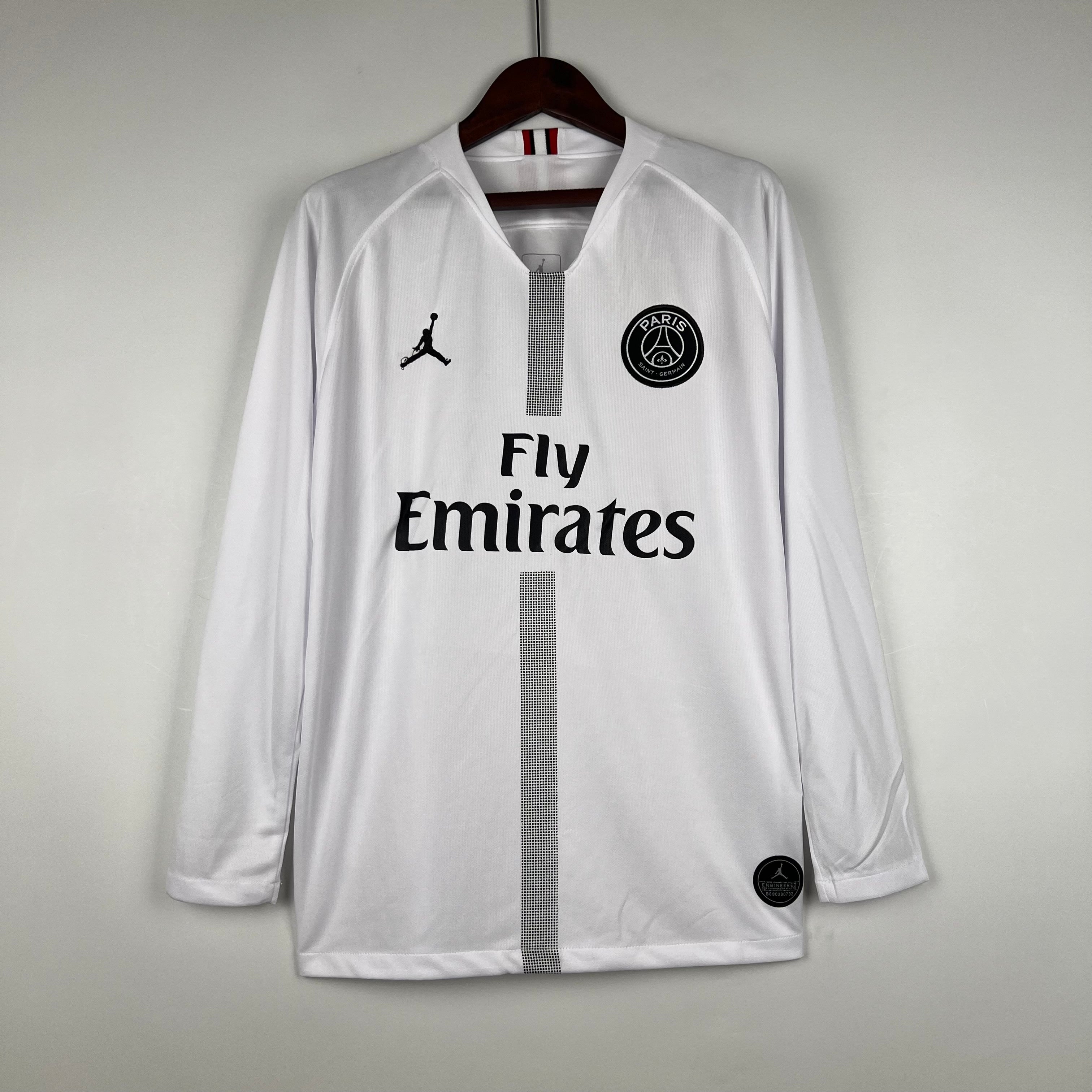 Camiseta retro de manga larga del PSG 18/19, color negro