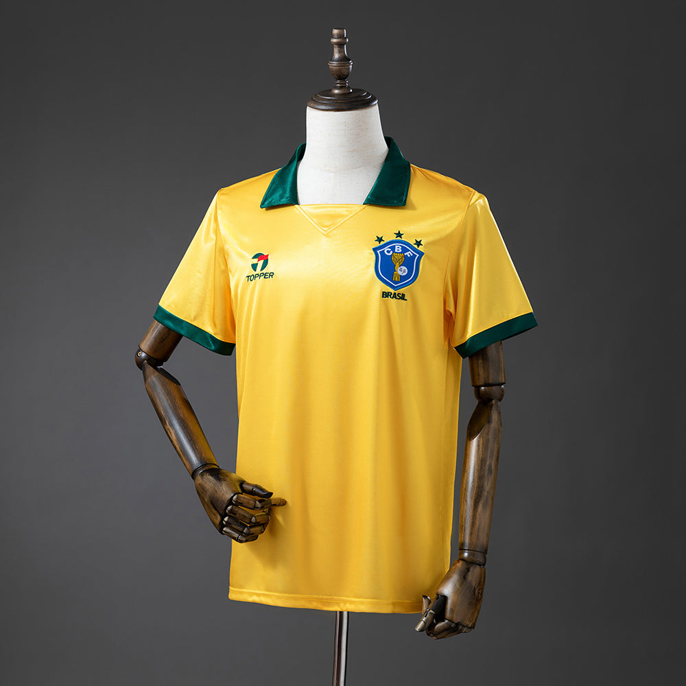 Camiseta retro de Brasil de 1988
