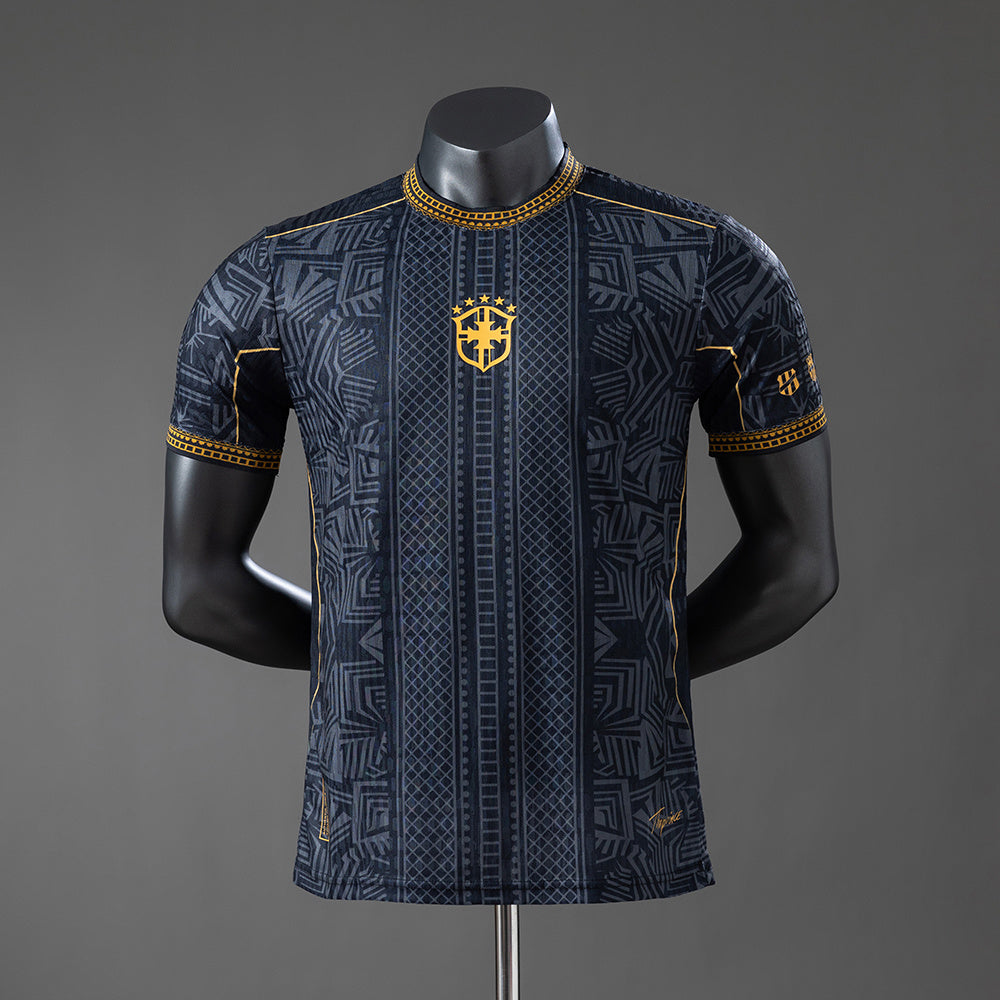 Camiseta negra de edición especial para jugadores de Brasil 2026