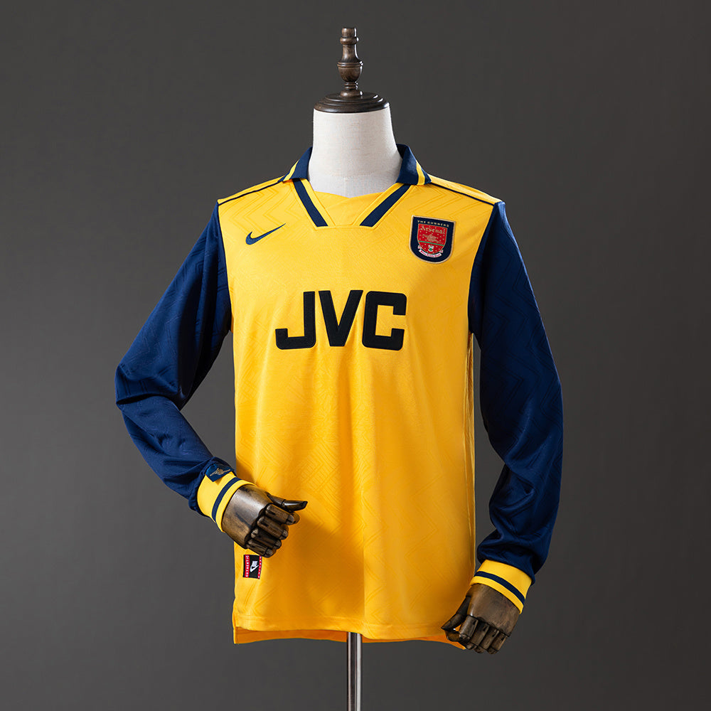 Camiseta retro de manga larga del Arsenal 96/97 (visitante)