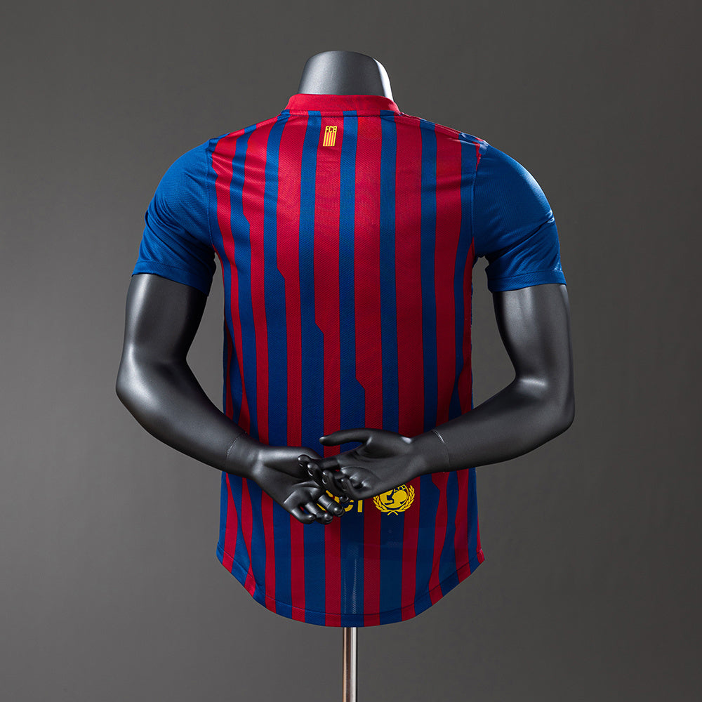 Camiseta retro del Barcelona 11/12, versión jugador local