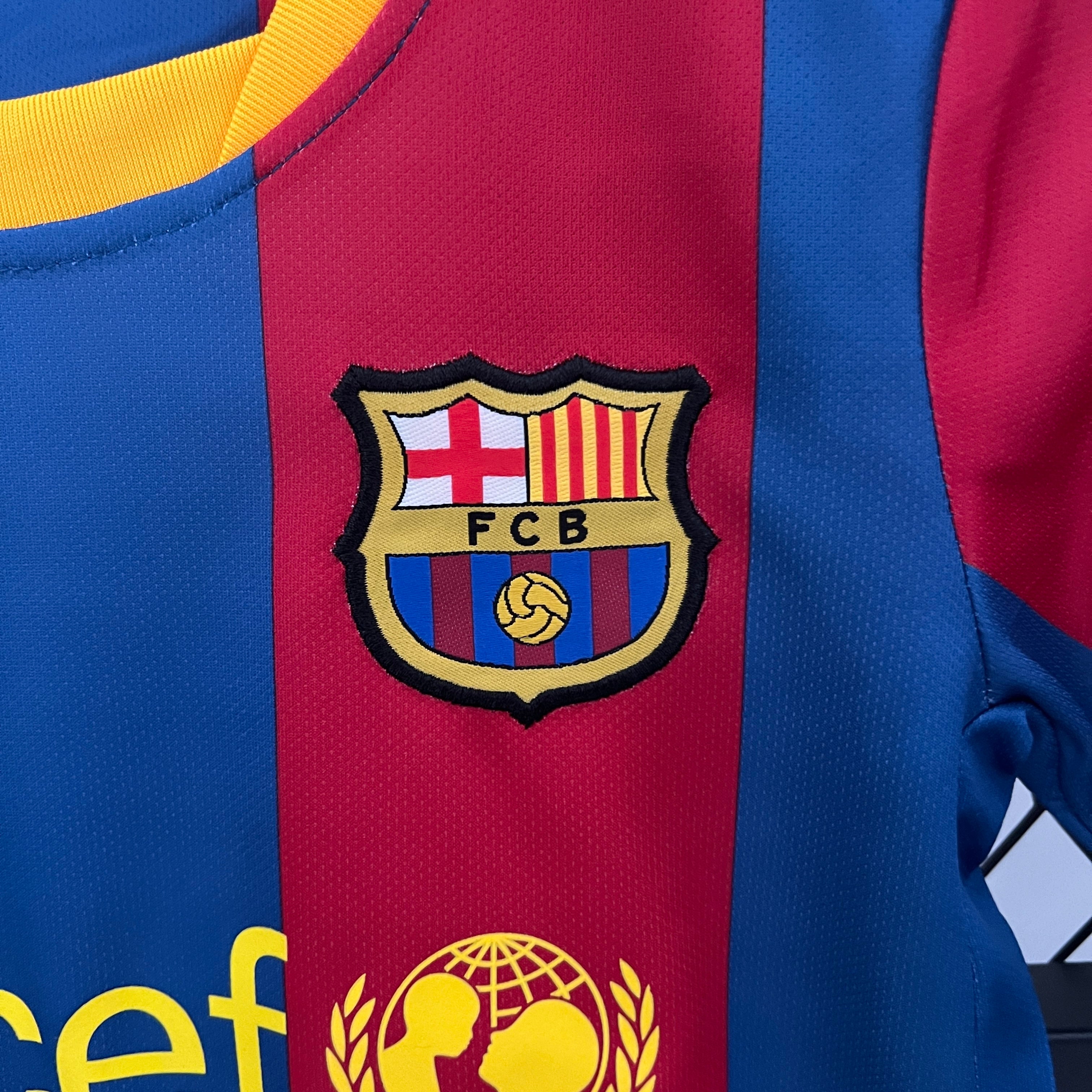 Camiseta infantil del Barcelona 10/11