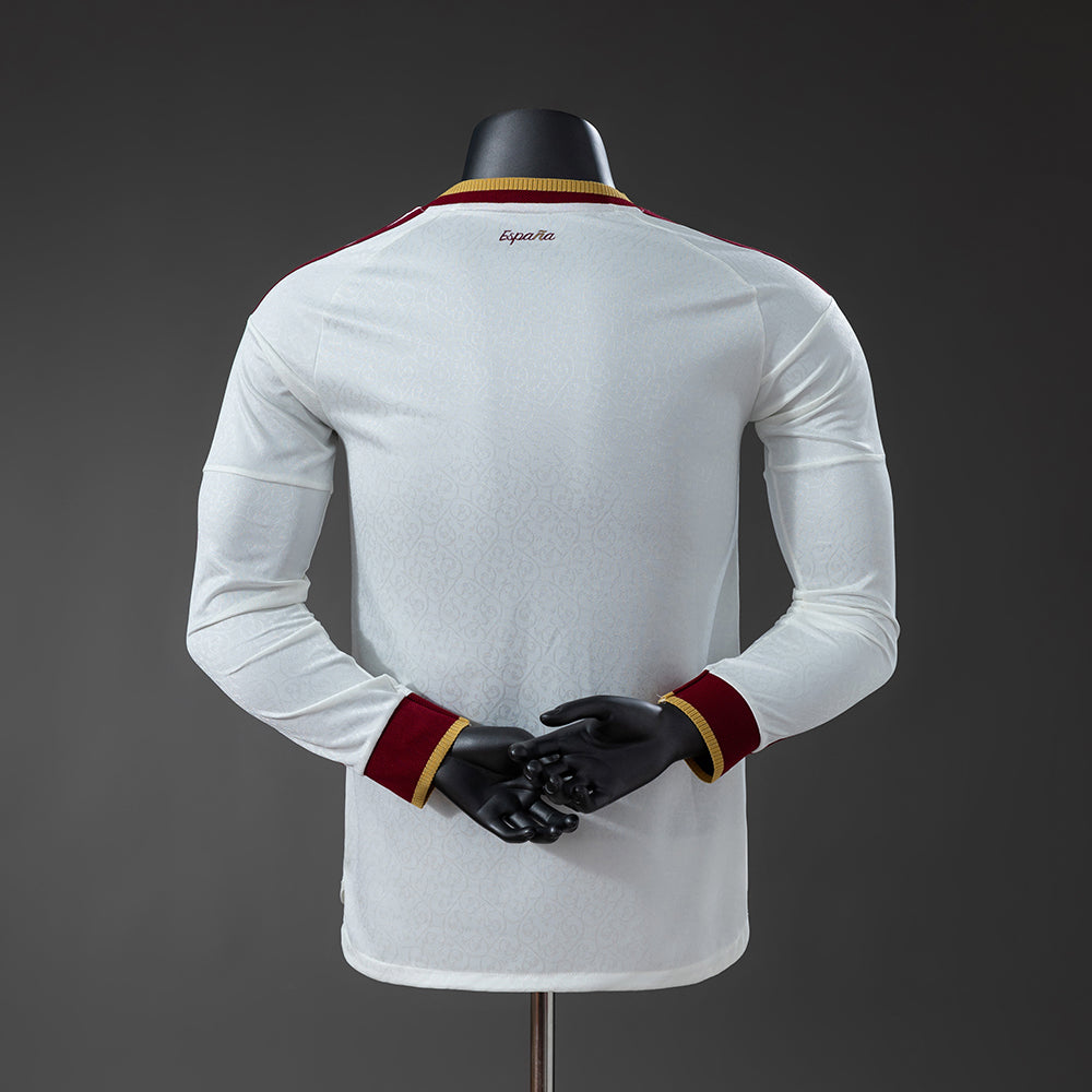Camiseta de manga larga versión visitante de España 2026,