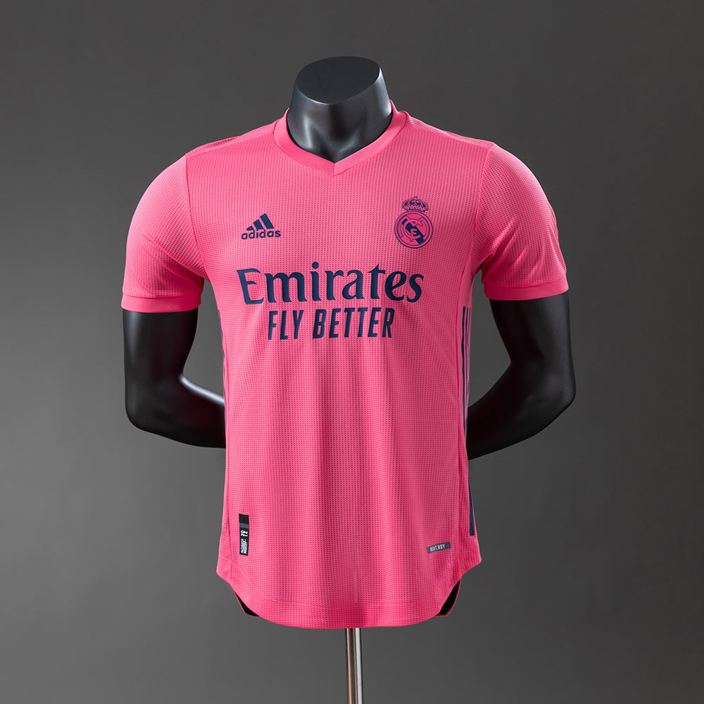 Camiseta retro de visitante del Real Madrid 20/21, versión jugador