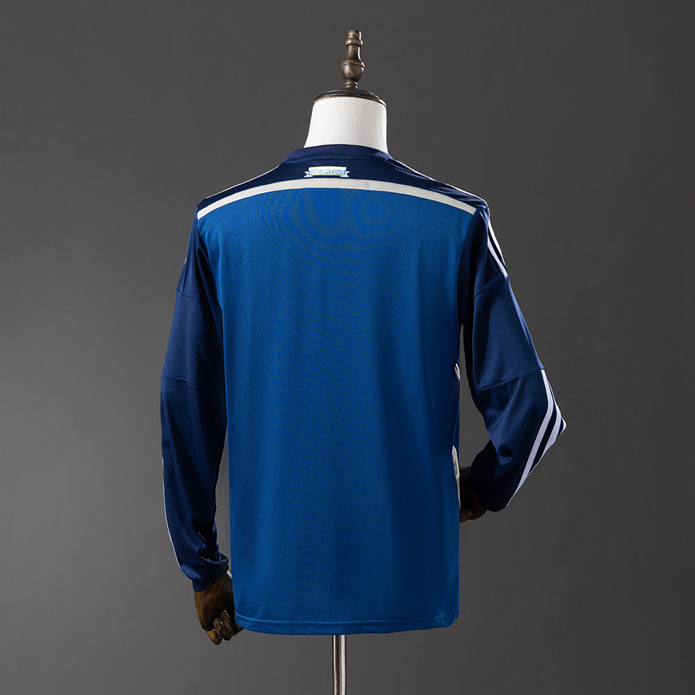 Camiseta retro de manga larga de Argentina 2014
