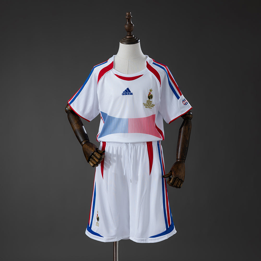 Camiseta retro de la selección francesa de 2006 para niños