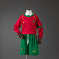 Camiseta infantil retro de manga larga de Portugal 2004