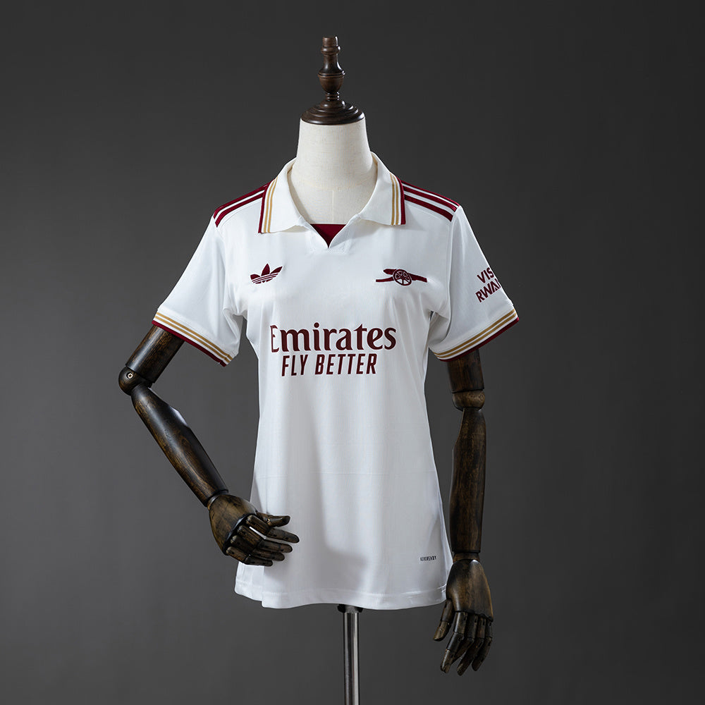 Camiseta de visitante del Arsenal 25/26 para mujer