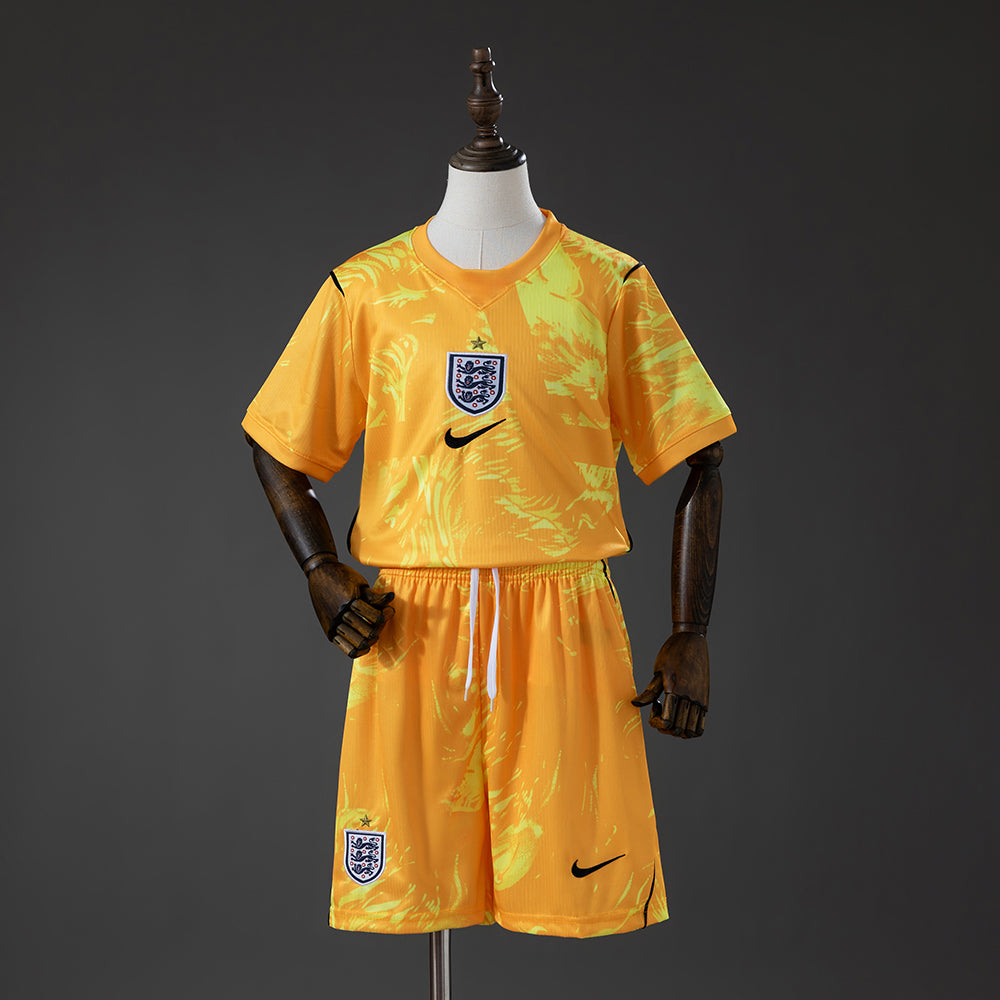 Camiseta de portero de Inglaterra 2026 para niños - Amarilla