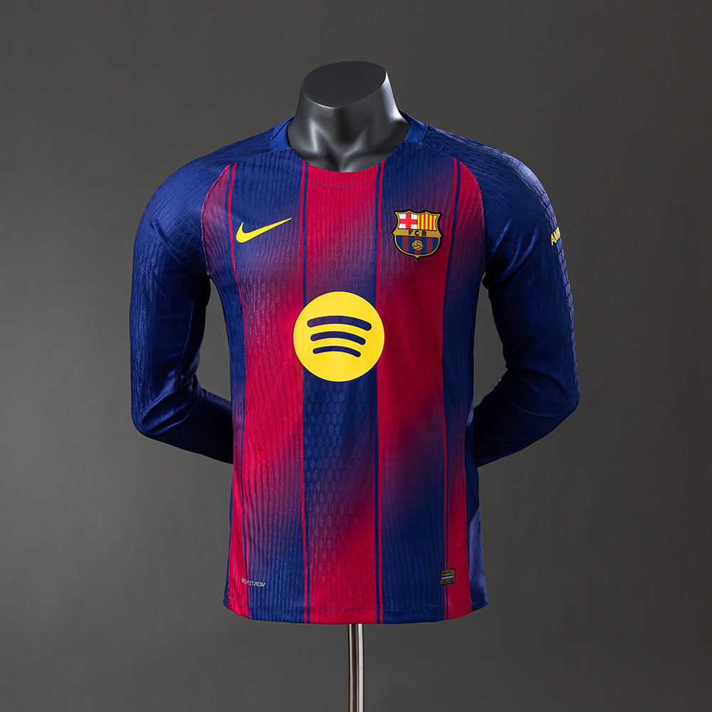 Camiseta de manga larga del Barcelona 25/26, versión jugador