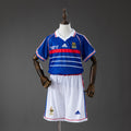 Camiseta infantil retro de la selección francesa de 1998