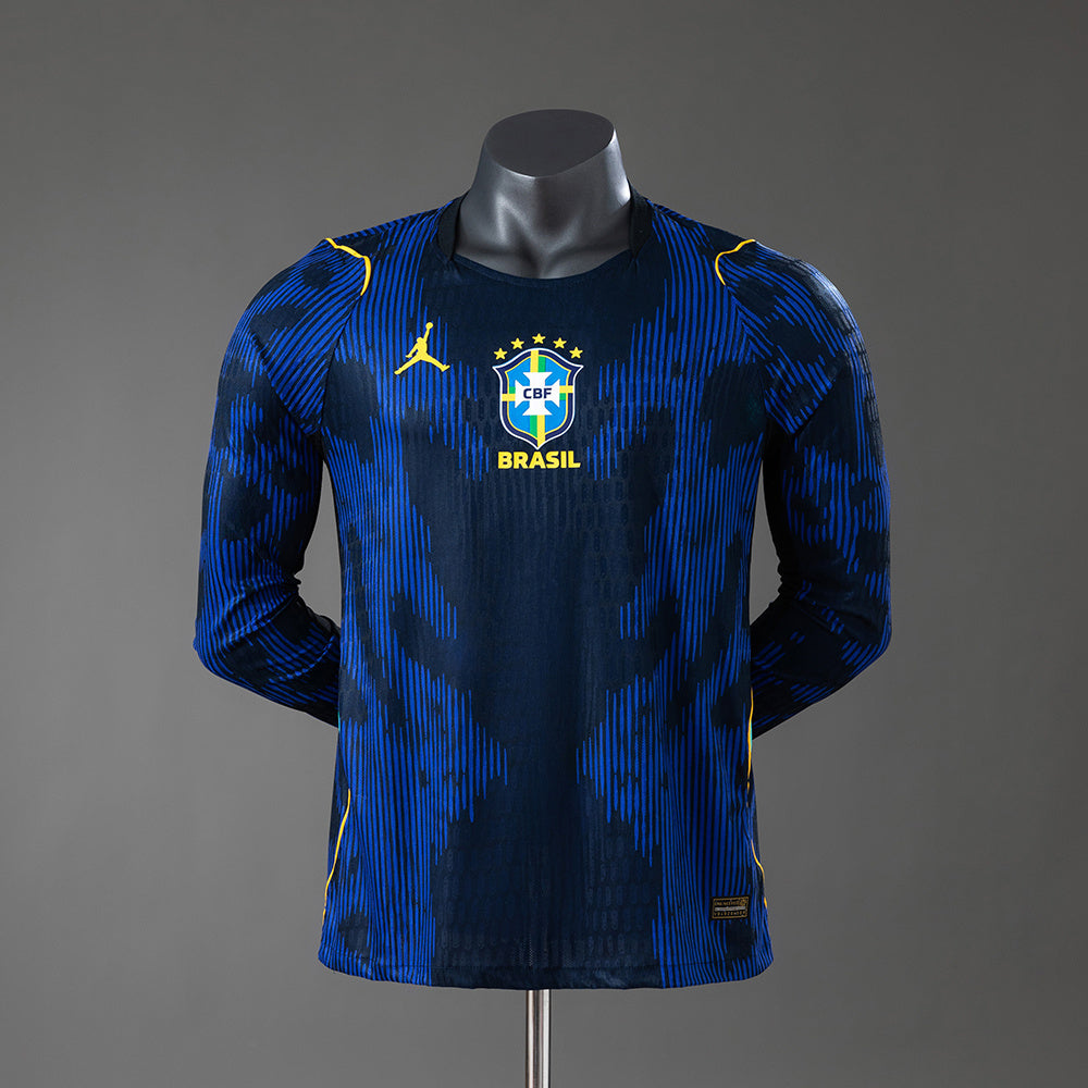 Camiseta de manga larga para local y visitante de Brasil 2026